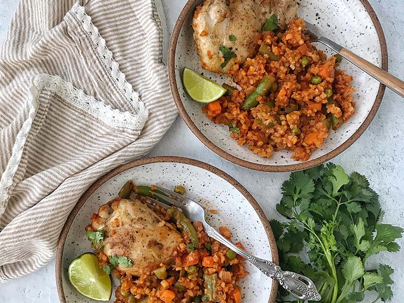 Cauliflower Arroz Con Pollo